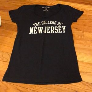 TCNJ navy tee shirt